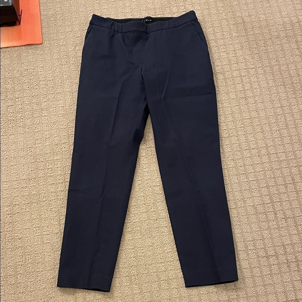 Theory Navy Tailored Trousers